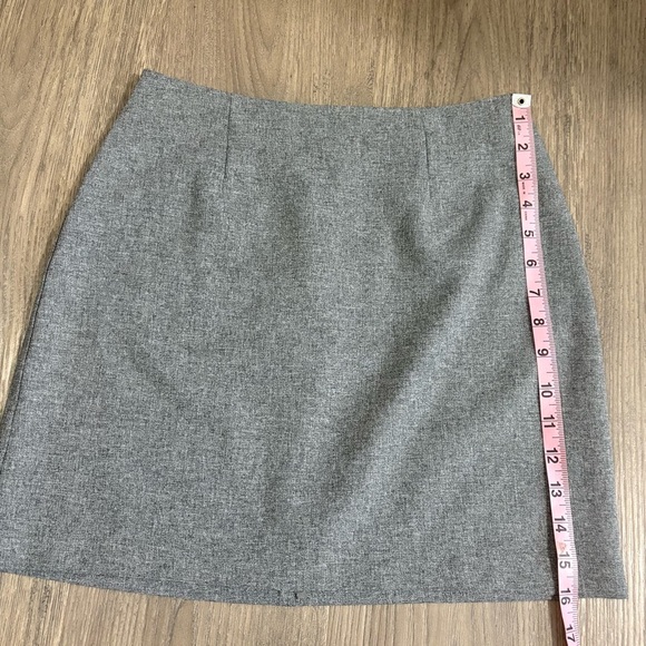 Vtg XOXO Y2K 2000's Mini skirt Gray Juniors Sz 3 A Line - Picture 4 of 6